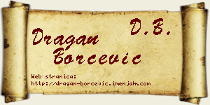 Dragan Borčević vizit kartica